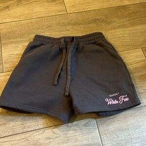 White fox sleep shorts